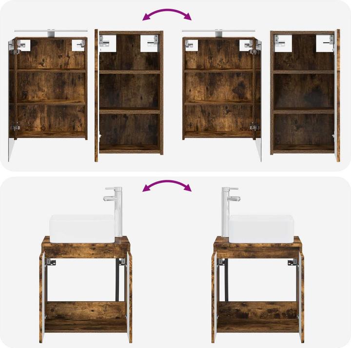Produktbild vidaXL Badezimmerschrank-Set