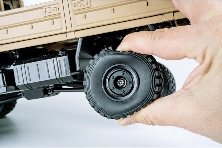 Actual product image Jamara Kids Mercedes -Benz Unimog U5023 1:14 beige 2,4GHz