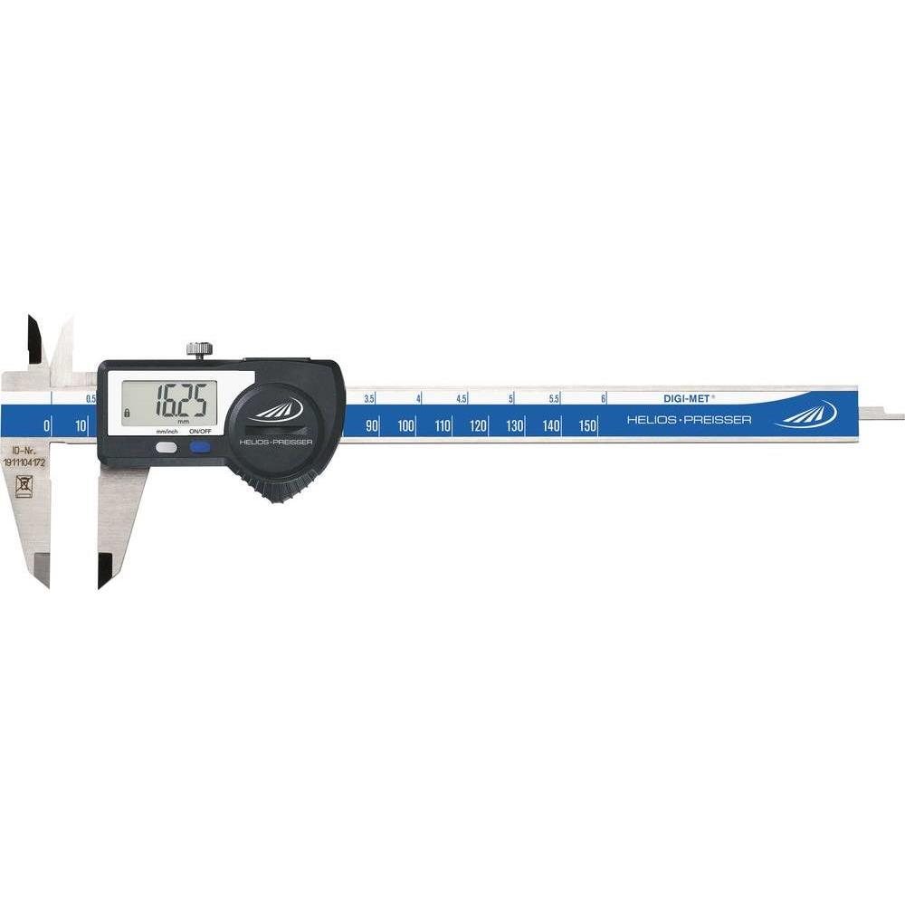 Helios Preisser, Messlehre, Digitaler Messschieber 150 mm (15 cm)