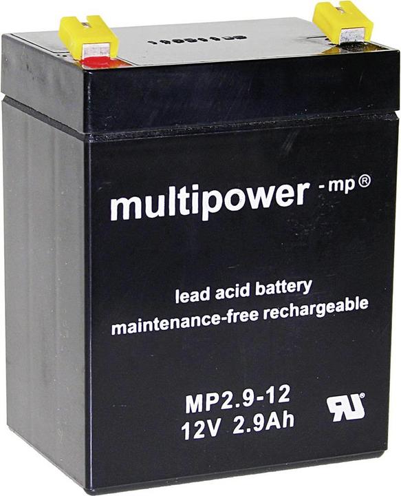 Produktbild Multipower Bleiakku 12 V 2.9 Ah MP2,9-12 (12 V, 2900 mAh)