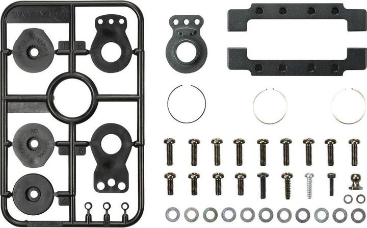 Produktbild Tamiya 300056537 Alu-Servohalterung 1