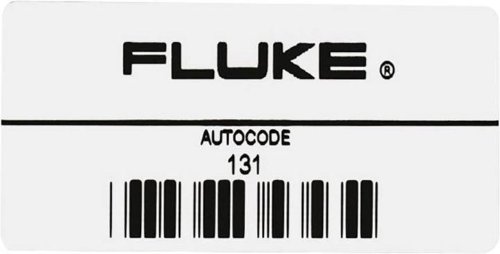 Image du produit Fluke Autocollant AUTO200B Code de contrôle Au