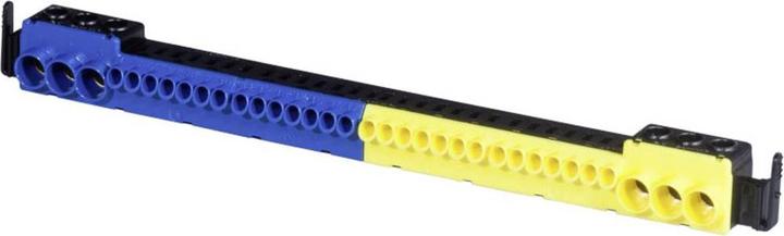 Produktbild F-Tronic Steckklemme Blau, Gelb Leiter-