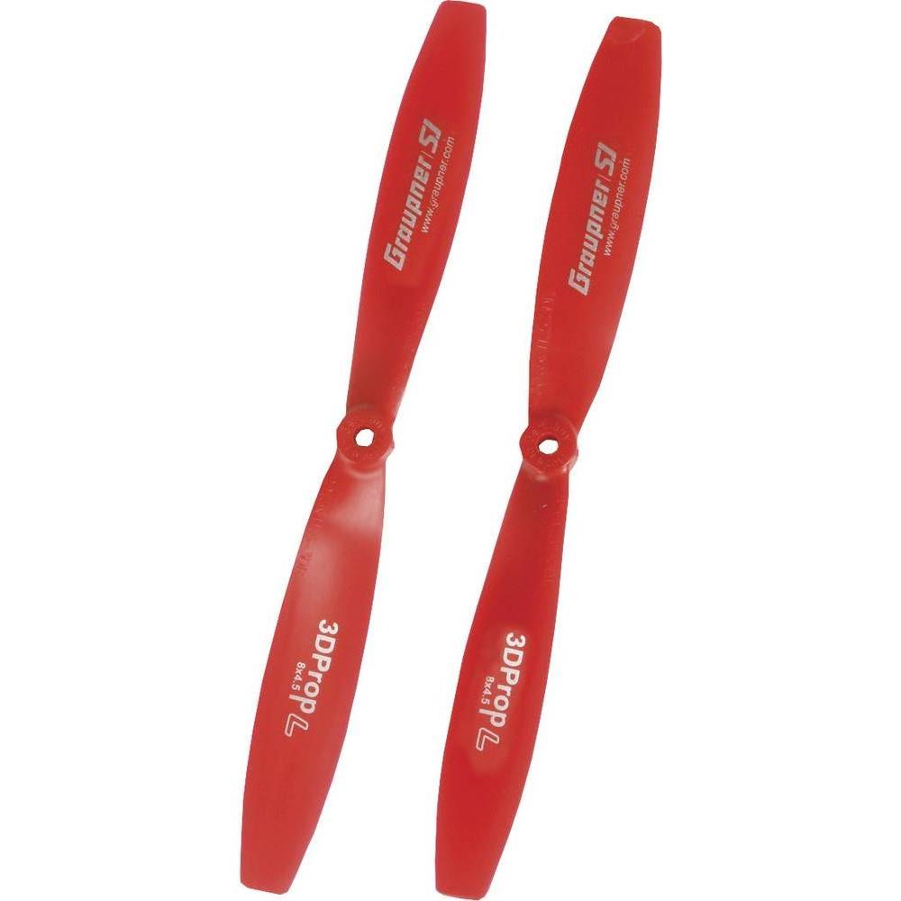 Graupner 2-Blatt Multicopter-Propeller- (Drohnen Propeller), Drohne Zubehör, Rot
