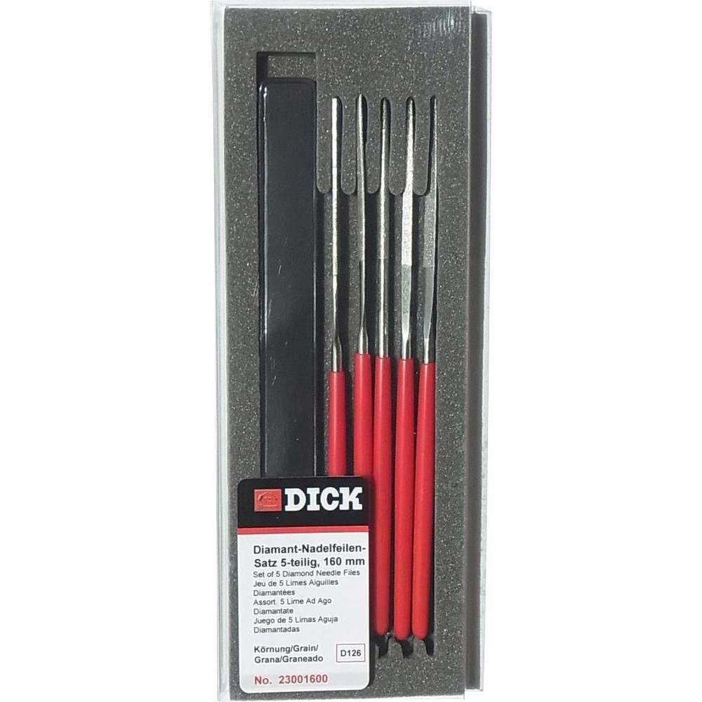 Raspel + Feile, Diamantfeilen-Set 5tlg. 230016 (160 mm)