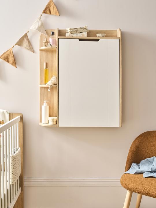 Image du produit Vertbaudet Table à langer murale avec espace de rangement