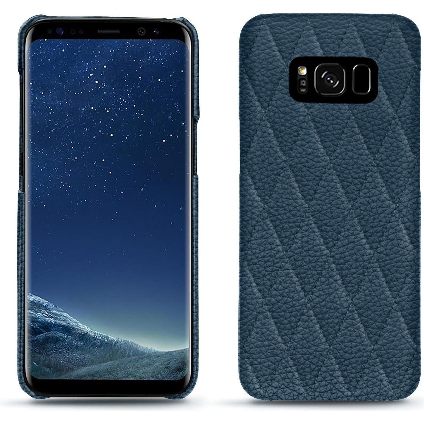 Thumbnail - Noreve Lederschutzhülle (Samsung Galaxy S8+), Smartphone Hülle, Blau