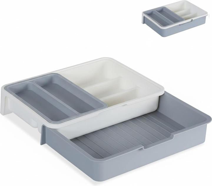 Actual product image Relaxdays Cutlery Tray, Extendable