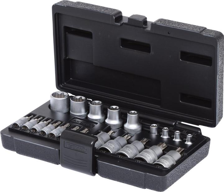 KS Tools 1/4" + 1/2" Torx-Steckschlüssel-Satz
