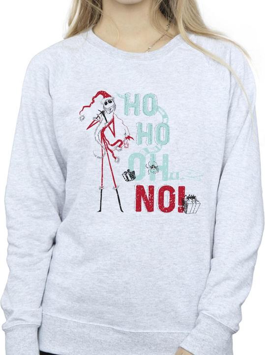 Actual product image Disney Womens/Ladies The Nightmare Before Christmas Ho Ho No Sweatshirt (3XL)