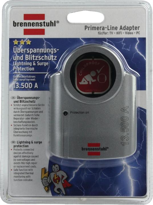 Produktbild Brennenstuhl Primera Line Entladeschutz, 16A (1 x, CEE 7/3)