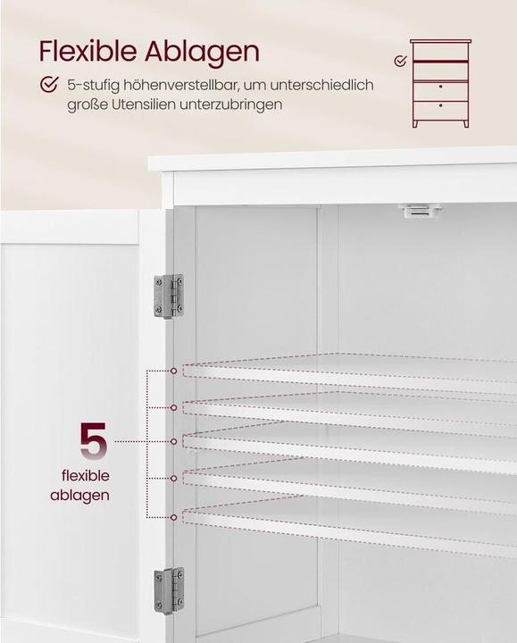 Image du produit Vasagle Vitrine (60 x 30 x 110 cm)