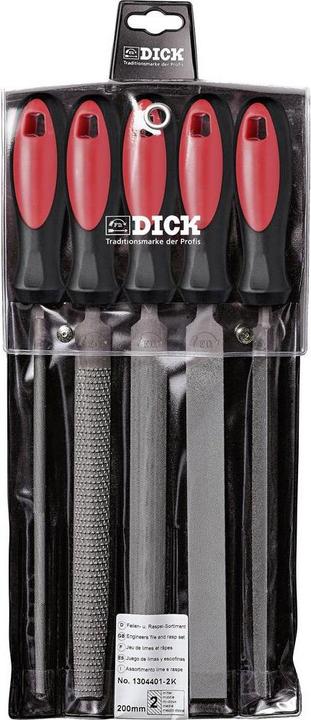 Dick Feilen-/Raspel-Satz 5tlg. 200 (200 mm)