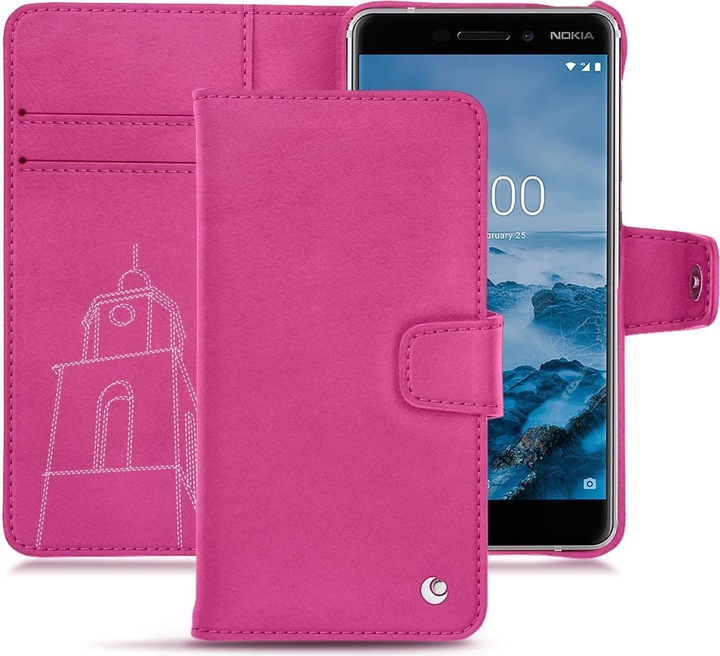 Noreve Lederschutzhülle Wallet (Nokia 6 (2018))