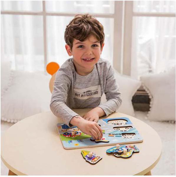 Immagine prodotto Classic World Puzzle del traffico (7 pezzi)