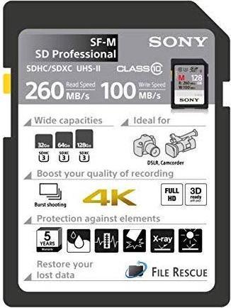 Produktbild Sony Sf-M64 (64 GB, SDXC, U3, UHS-II)