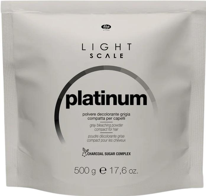 Produktbild Lisap Blondierpulver Light Scale Platinum grau 500 gr. (Grau)