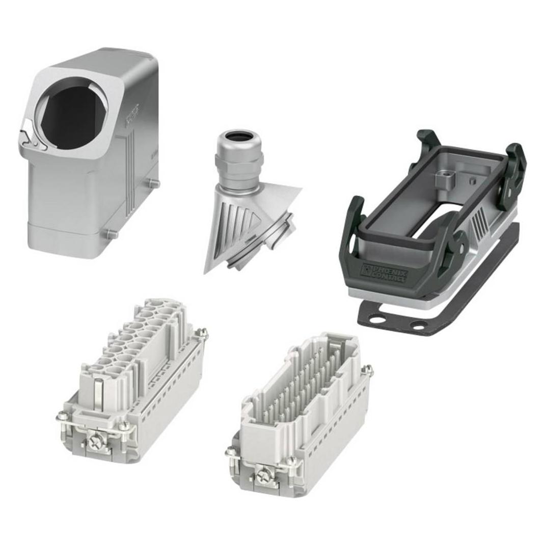 Phoenix Contact Connector EVO Set Serie B, Kabels + Stekkers, Zwart
