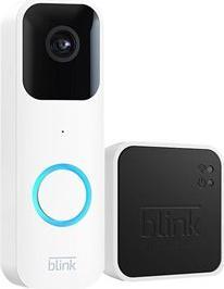 Produktbild Amazon Blink Video Doorbell + Sync Module 2 - Zwei-Wege-Audio, HD-Video, weiss (Kabellos)
