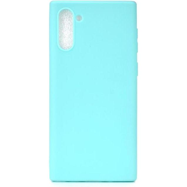 MU Classic Softcase TPU Series (Samsung Galaxy Note 10), Smartphone Hülle, Blau