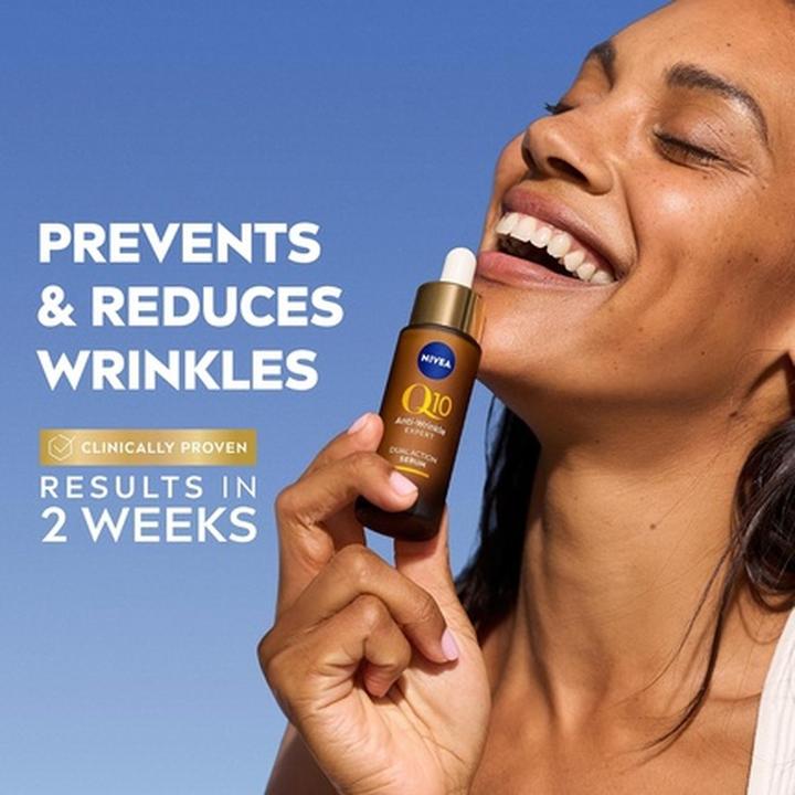 Immagine prodotto NIVEA Q10 Anti-Wrinkle Expert Dual Action Serum 30ml Siero viso antietà per donne con Q10 puro (30 ml)