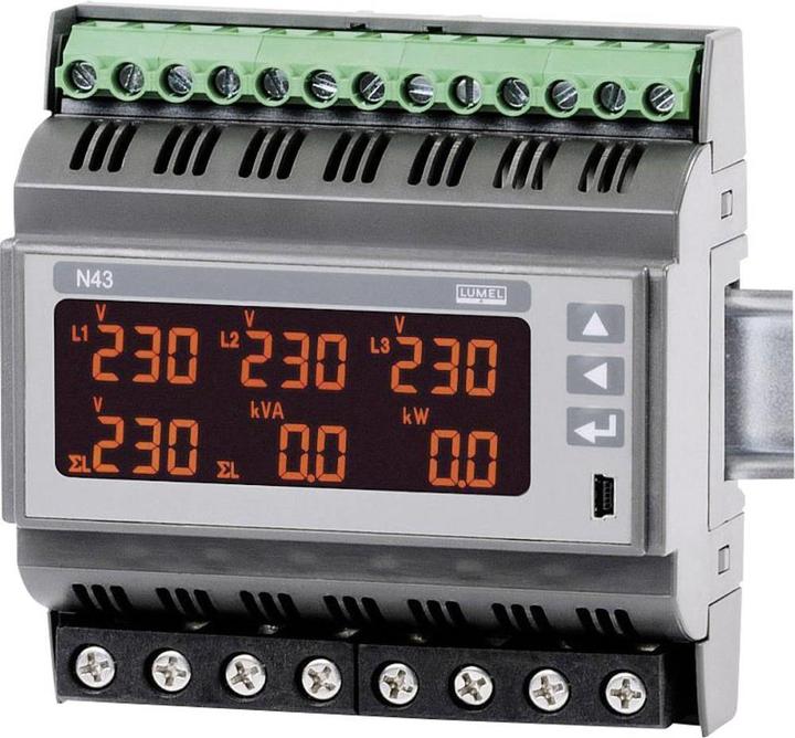 Actual product image Lumel N43 12100E0 three-phase universa