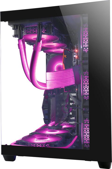Actual product image Mars Gaming Boitier Grand Tour E-ATX MCV4 RGB avec panneaux vitrés (Noir) (ATX, mATX, Mini-ITX, E-ATX)