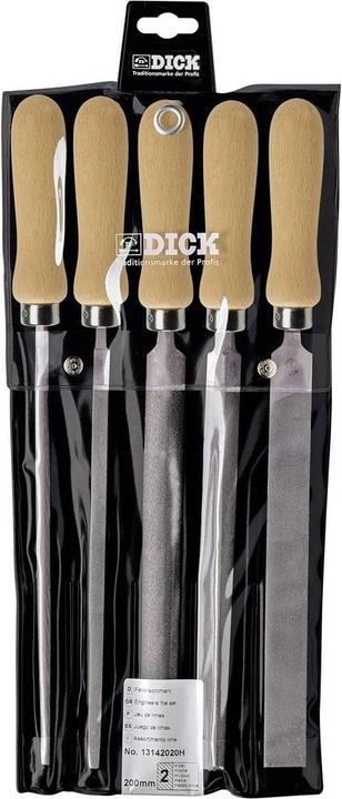 Actual product image Dick Workshop file set 5pcs. with (Cut 2, 200 mm)