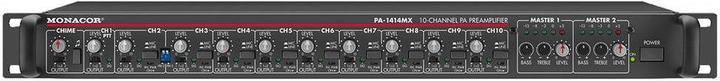 Actual product image Monacor PA-1414MX 10 ELA preamplifier (Prepress)