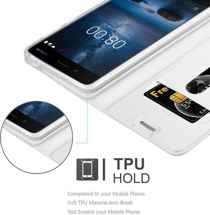 Actual product image Cadorabo Book Classy Style Cover (Apple iPhone 8)