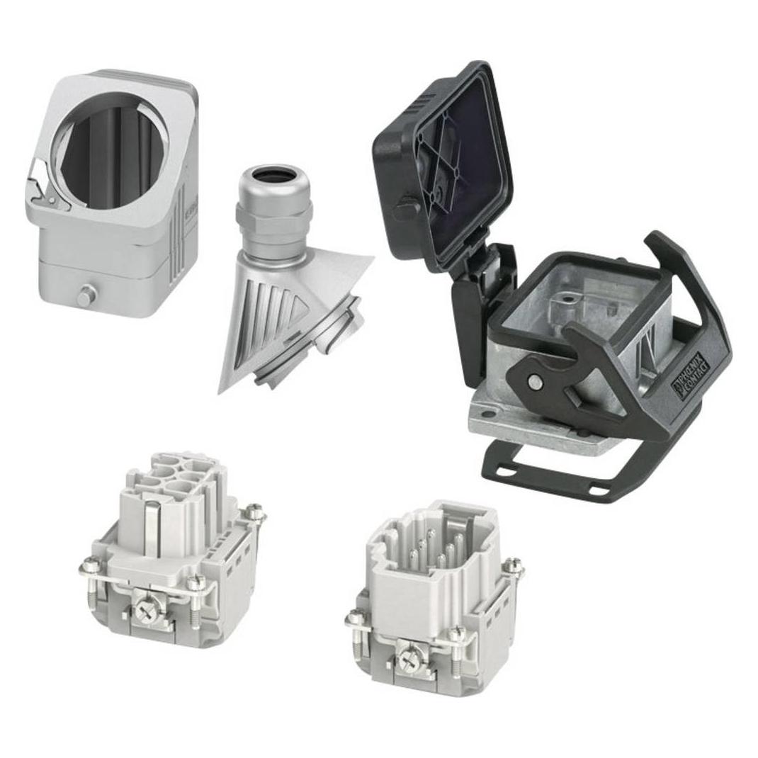 Phoenix Contact Connector EVO Set Serie B, Kabels + Stekkers, Zwart