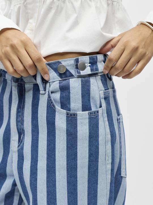 Immagine prodotto Object Gestreifte Wide Leg Jeans (36)