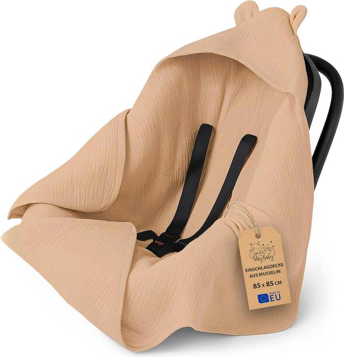 Produktbild Totsy Baby Einschlagdecke für Babyschale 85x85 cm (85 x 85 cm)