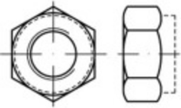 Toolcraft Dadi di bloccaggio M8 DIN 6925 (M8)