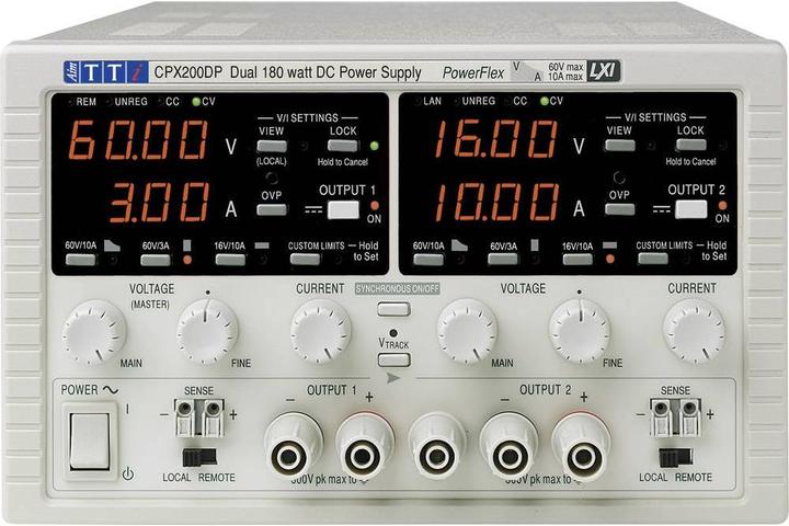 Aim TTi Laboratory power supply unit, adjustable CPX200D 0 -