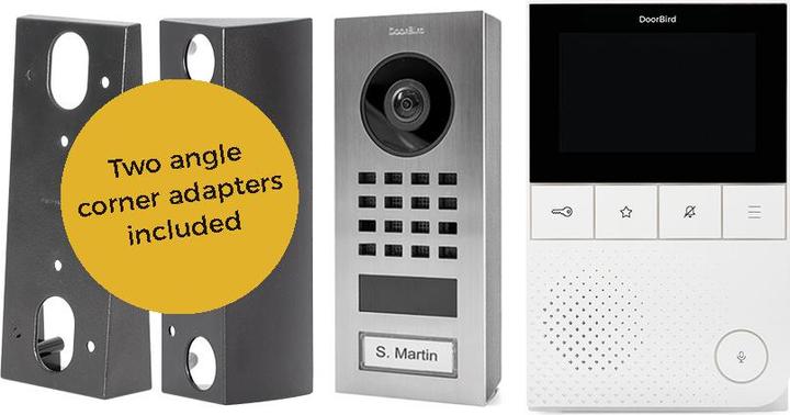 Image du produit Doorbird D11 Home-Set Edelstahl V2A Aufputz inkl. Innenstation (Filaire, WiFi)