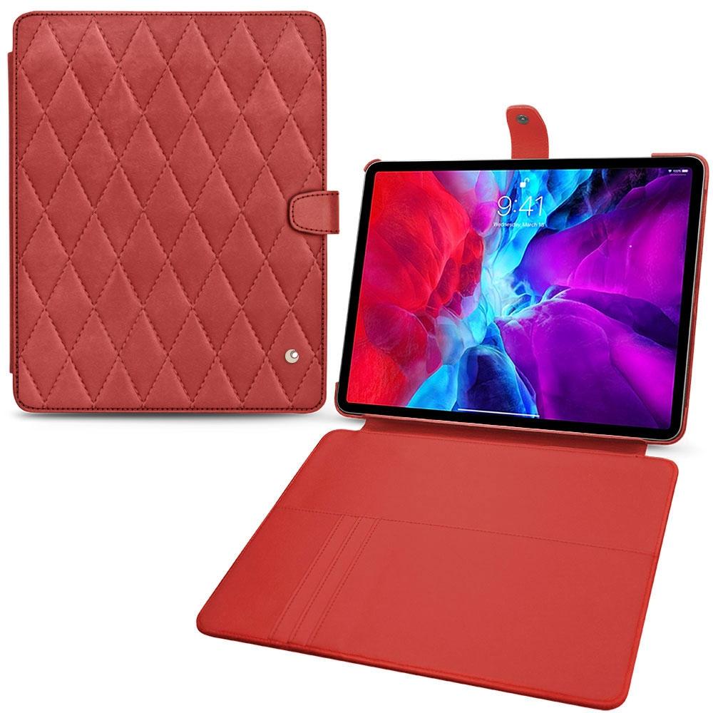 Thumbnail - Noreve Lederschutzhülle Wallet (iPad Pro 12.9 2020 (4. Gen)), Tablet Hülle, Rot