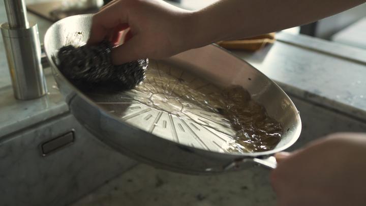 Actual product image Fiskars All Steel Pure Frying Pan 28cm (28 cm, Frying pan, Stainless steel)