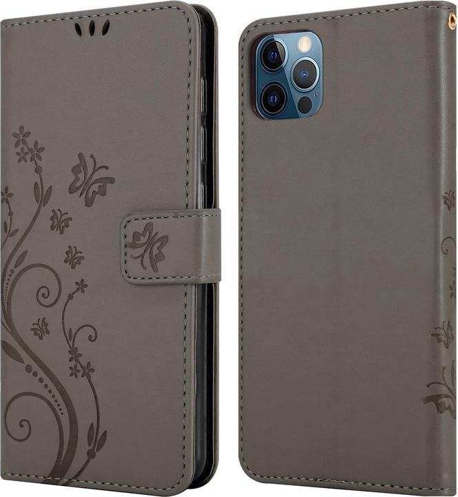 Actual product image Cadorabo Flower Book cover (Apple iPhone 13 mini)