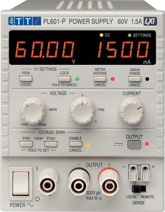 Produktbild Aim TTi Labornetzgerät, einstellbar PL601-P 0 -