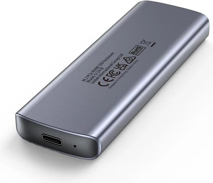 Produktbild Unitek m.2 Laufwerksgehäuse - S1241B01 1x M.2 NVMe USB-C 10Gbps (0.30 m, USB Typ C)