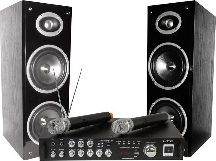 LTC Audio Karaoke-Anlage STAR 3D Inkl. M (Stromversorgung über USB)