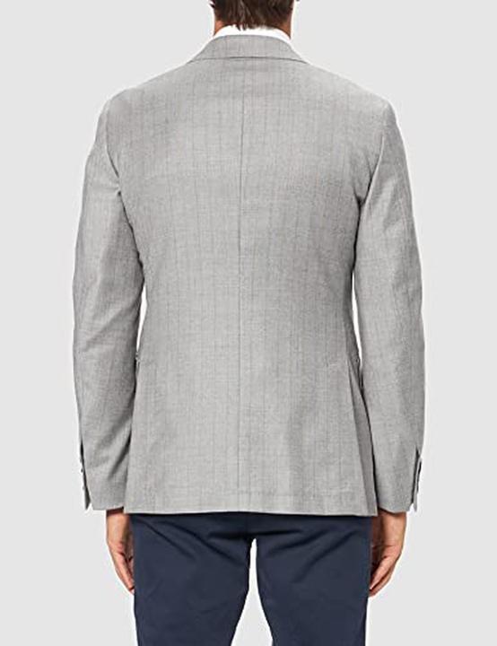 Actual product image Hackett Large Stripe Flannel Jacket with Flap Pockets and Slim Fit (42)