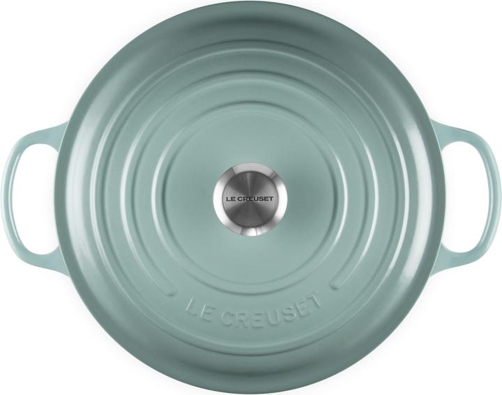 Actual product image Le Creuset Gourmet-Bräter SIGNATURE Sea Salt (30 cm, Casserole + Stewpot, Cast iron)