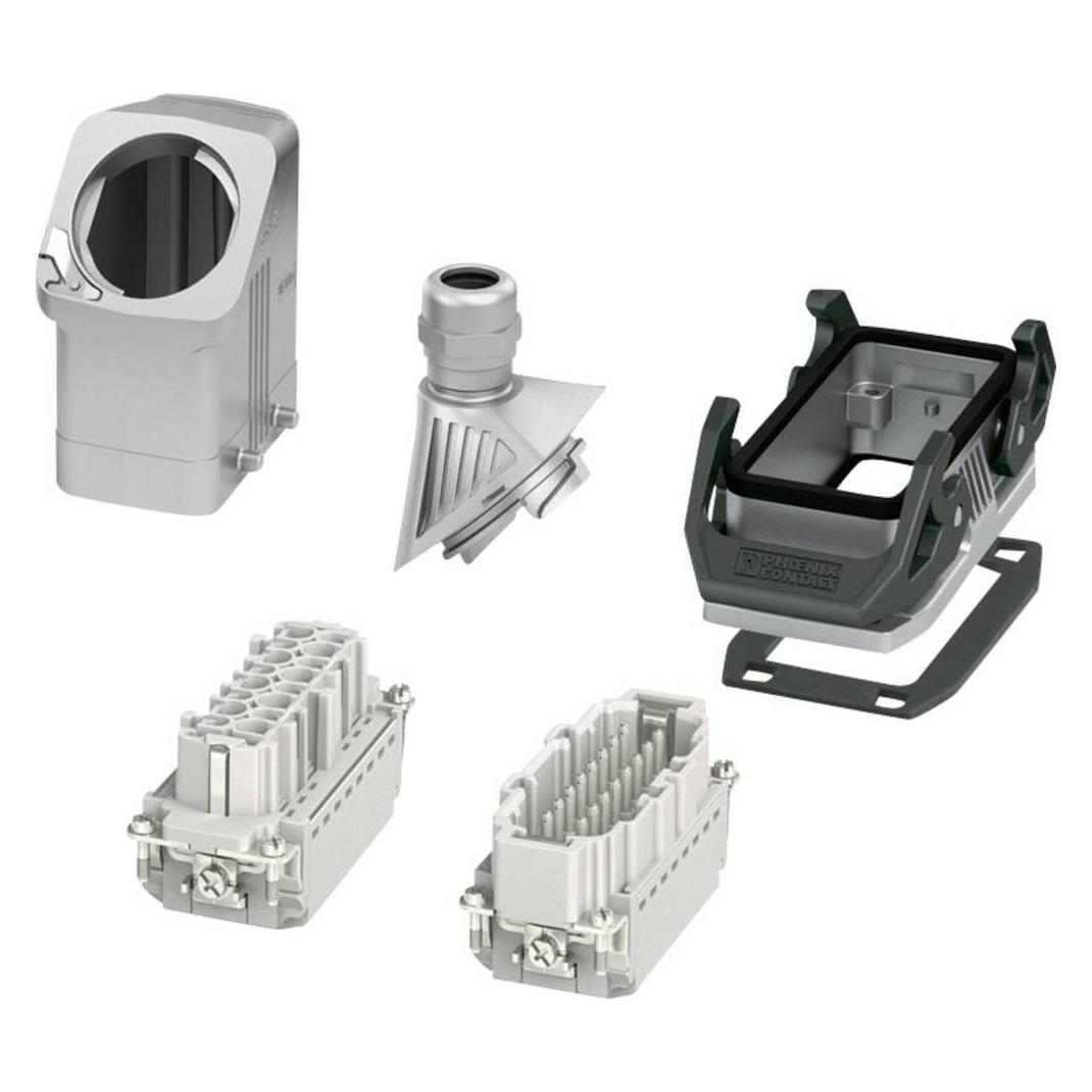 Phoenix Contact Connector EVO Set Serie B, Kabels + Stekkers, Zwart