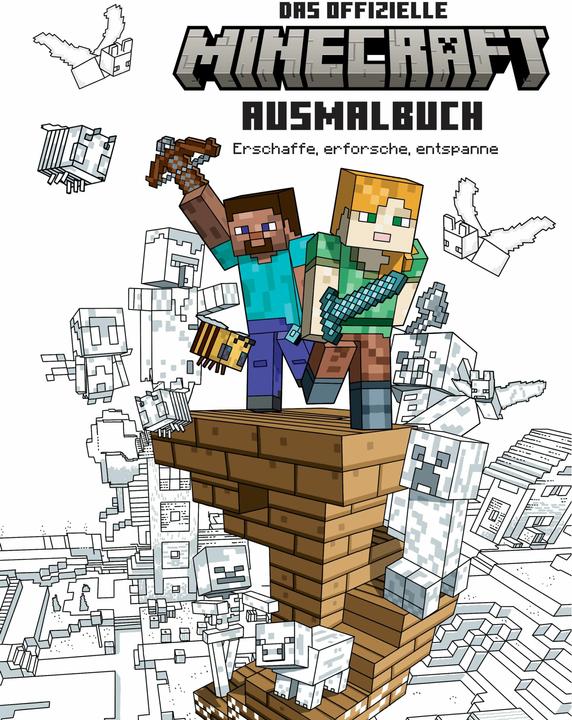 Le livre de coloriage officiel de Minecraft