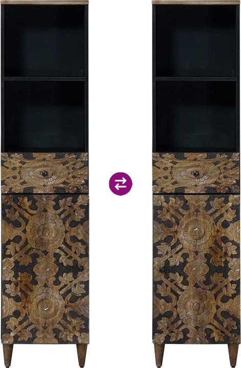 Actual product image vidaXL Badezimmerschrank (33.50 x 38 x 160 cm)