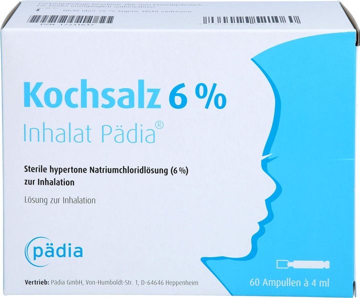 Produktbild Pädia Kochsalz 6% Inhalat Paedia, 60 St IHA