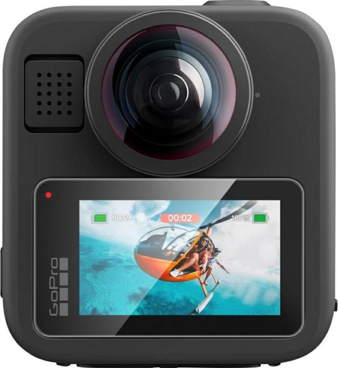 Actual product image Spigen - (2 pack) Glas.tR Slim, Back Screen (AGL11230) - GoPro MAX 2 - Clear