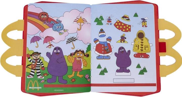 Image du produit Loungefly McDonalds by Carnet de notes Boîte à lunch Happy Meal (À rayures, Couverture souple)